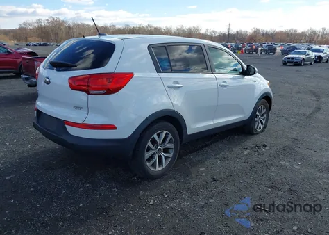 2016 Kia Sportage Lx из США, поврежденный, VIN KNDPBCAC1G7857593